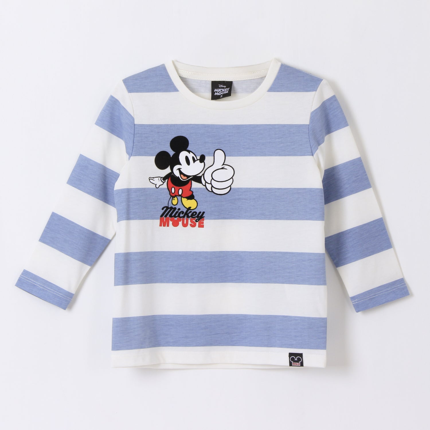 Polera Manga Larga Niño Rayas Mickey Mouse Azul Disney - Poleras Chile | The Brands Club cl