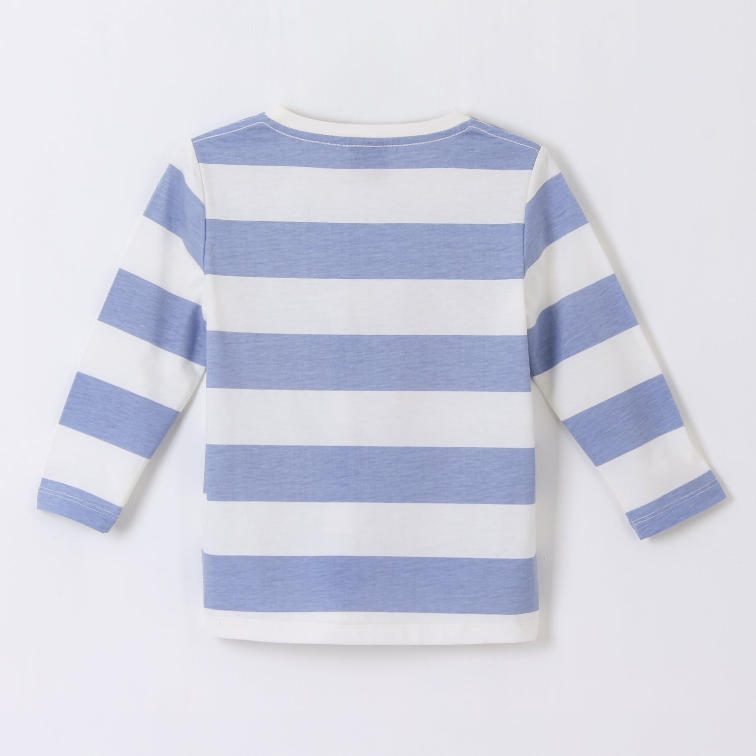 Polera Manga Larga Niño Rayas Mickey Mouse Azul Disney - Poleras Chile | The Brands Club cl