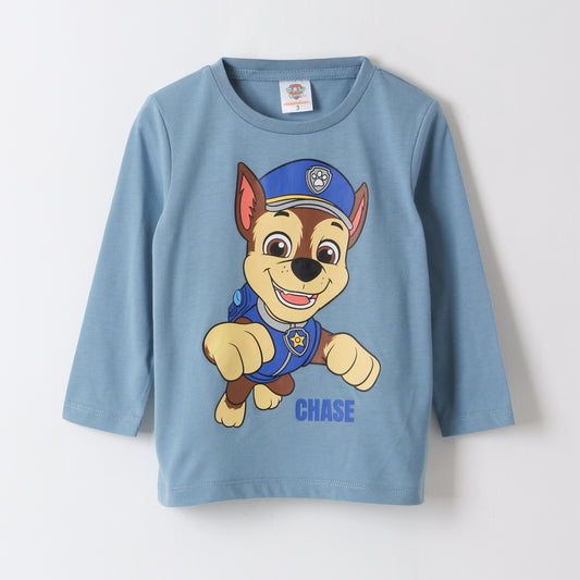 Polera Manga Larga Niño Chase Azul Paw Patrol - Poleras Chile | The Brands Club cl