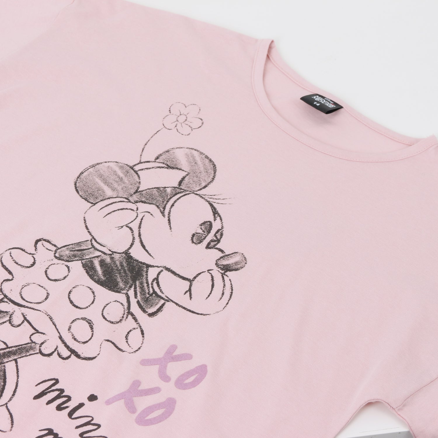 Polera Manga Larga Niña Lineal Minnie Mouse Rosado Disney - Poleras Chile | The Brands Club cl