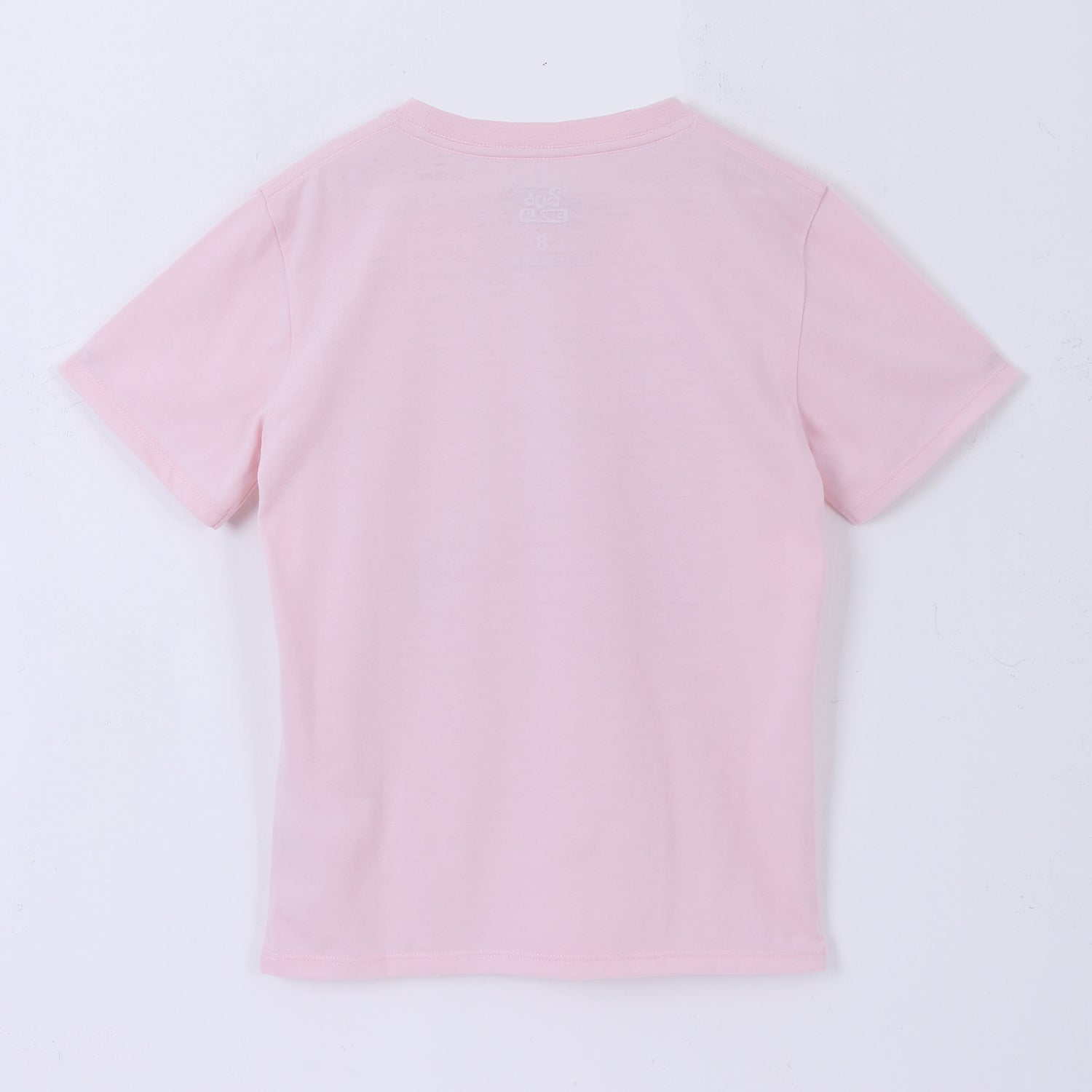 Polera Manga Corta Niño Rosado Corazon Bob Esponja