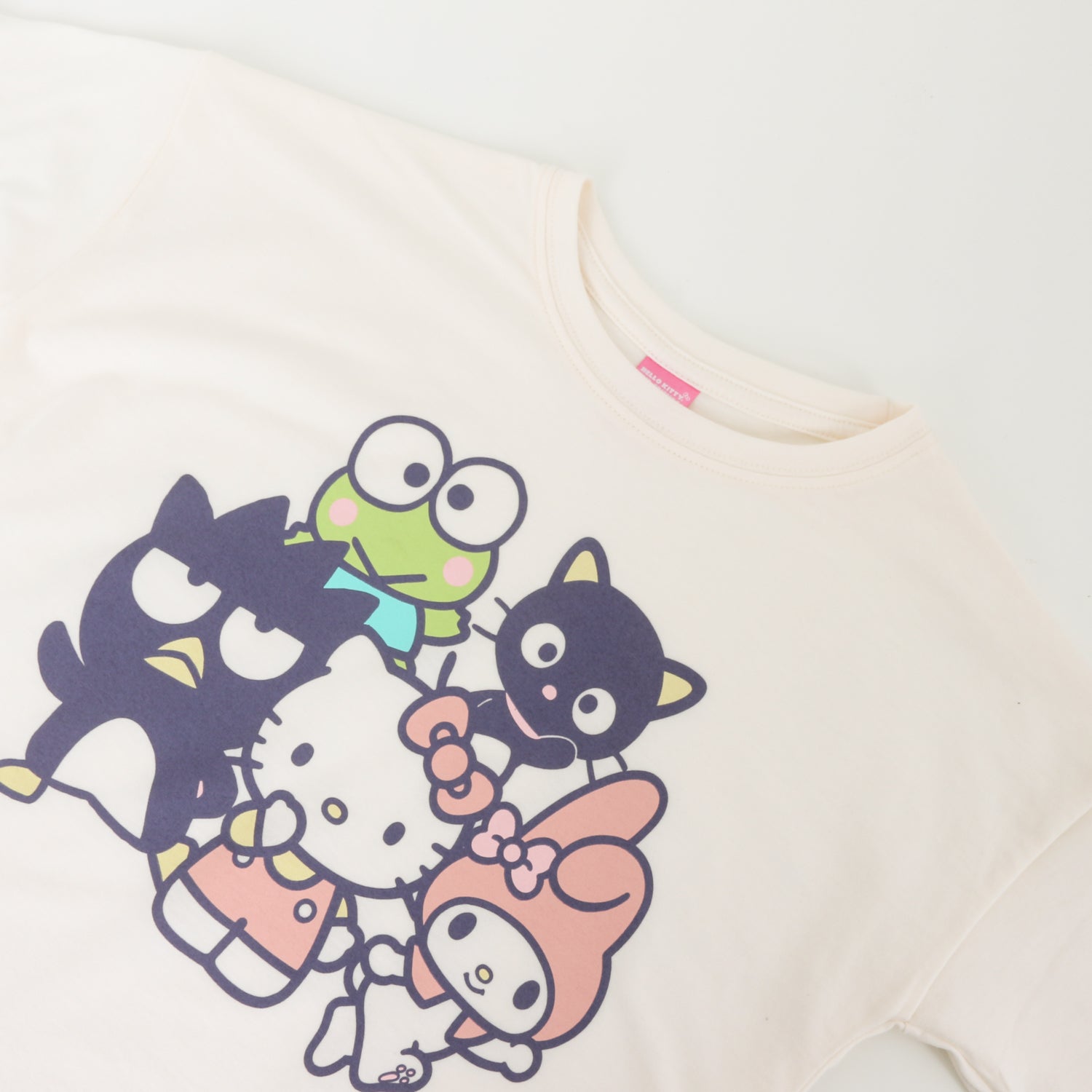 Polera Manga Corta Niño Blanco Friends Hello Kitty