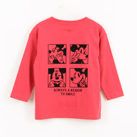 Polera Manga Larga Niño Back Print Mickey Rojo Disney - Poleras Chile | The Brands Club cl