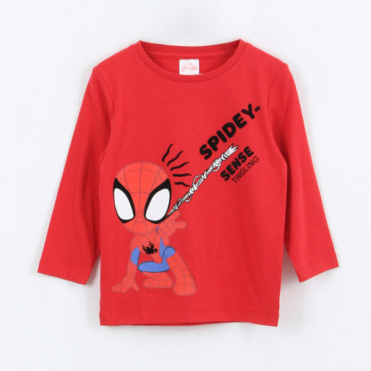 Polera Manga Larga Niño Spidey Rojo Marvel - Poleras Chile | The Brands Club cl