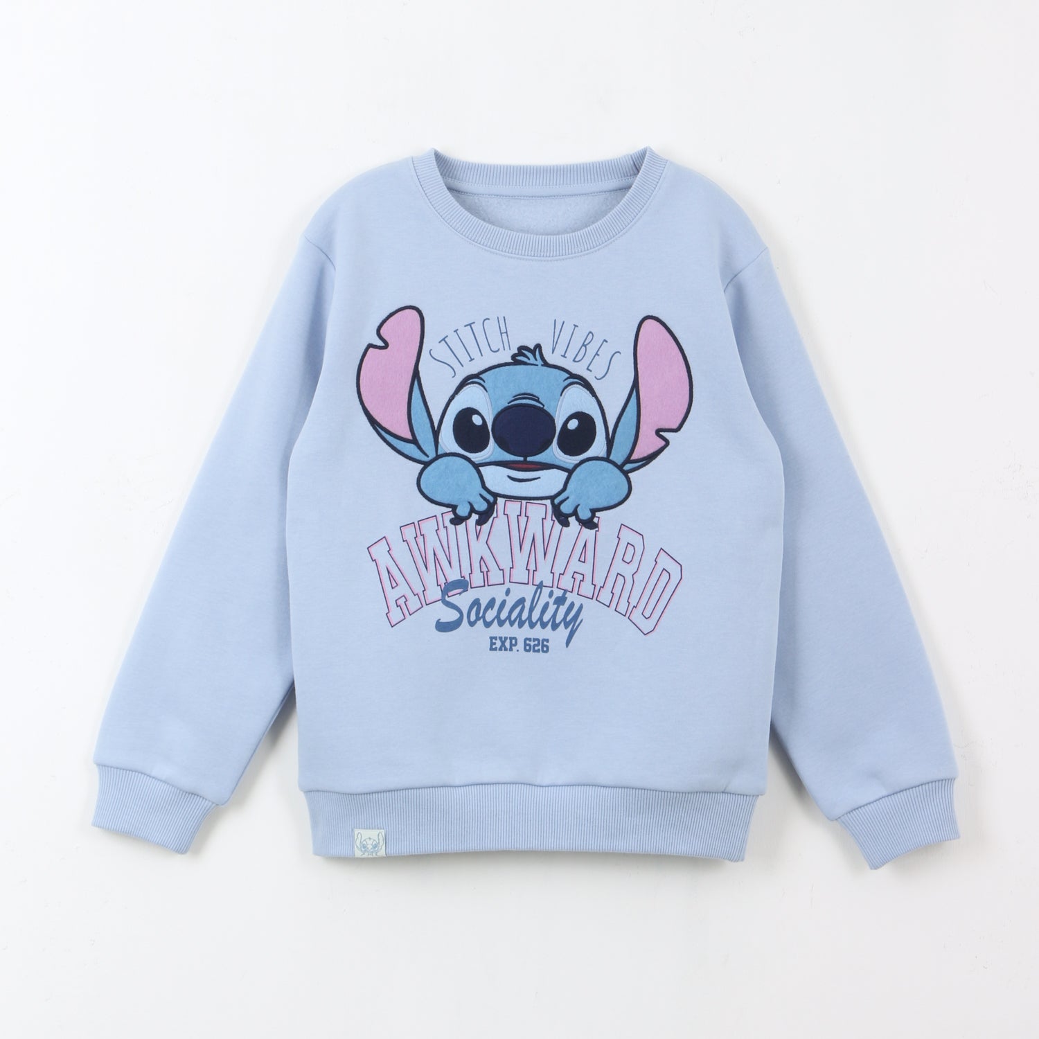 Polerón Cerrado Niña Lilo & Stitch Celeste Disney - Polerones Chile | The Brands Club cl