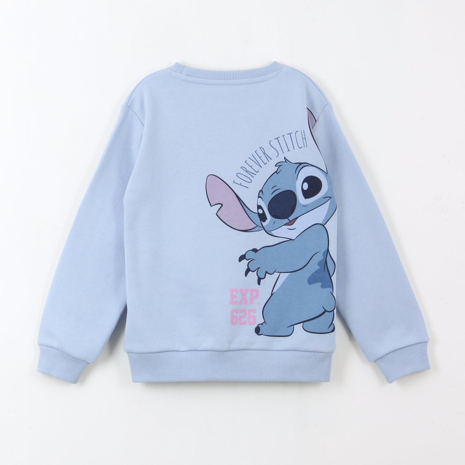 Polerón Cerrado Niña Lilo & Stitch Celeste Disney - Polerones Chile | The Brands Club cl