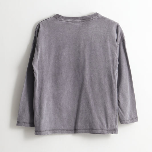 Polera Manga Larga Niña Mosaico Gris Hello Kitty - Poleras Chile | The Brands Club cl