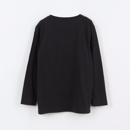 Polera Manga Larga Niño Sonic Rings Negro Sonic - Poleras Chile | The Brands Club cl