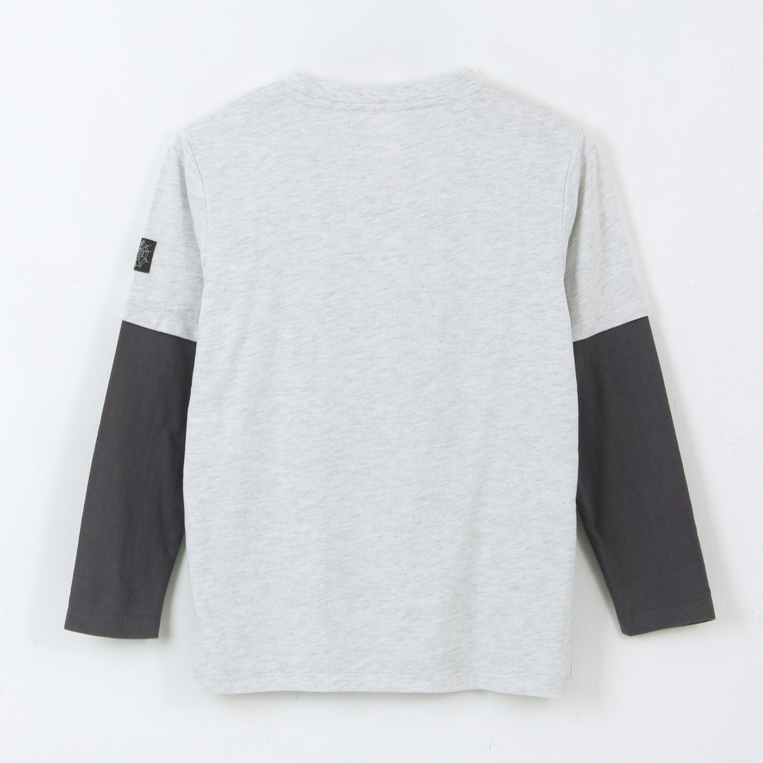 Polera Doble Manga Niño Jumping Spiderman Blanco Marvel - Poleras Chile | The Brands Club cl