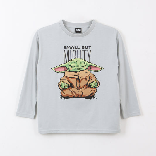 Polera Manga Larga Niño Small But Mighty Gris Star Wars - Poleras Chile | The Brands Club cl