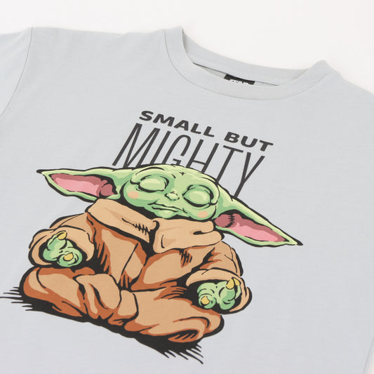 Polera Manga Larga Niño Small But Mighty Gris Star Wars - Poleras Chile | The Brands Club cl