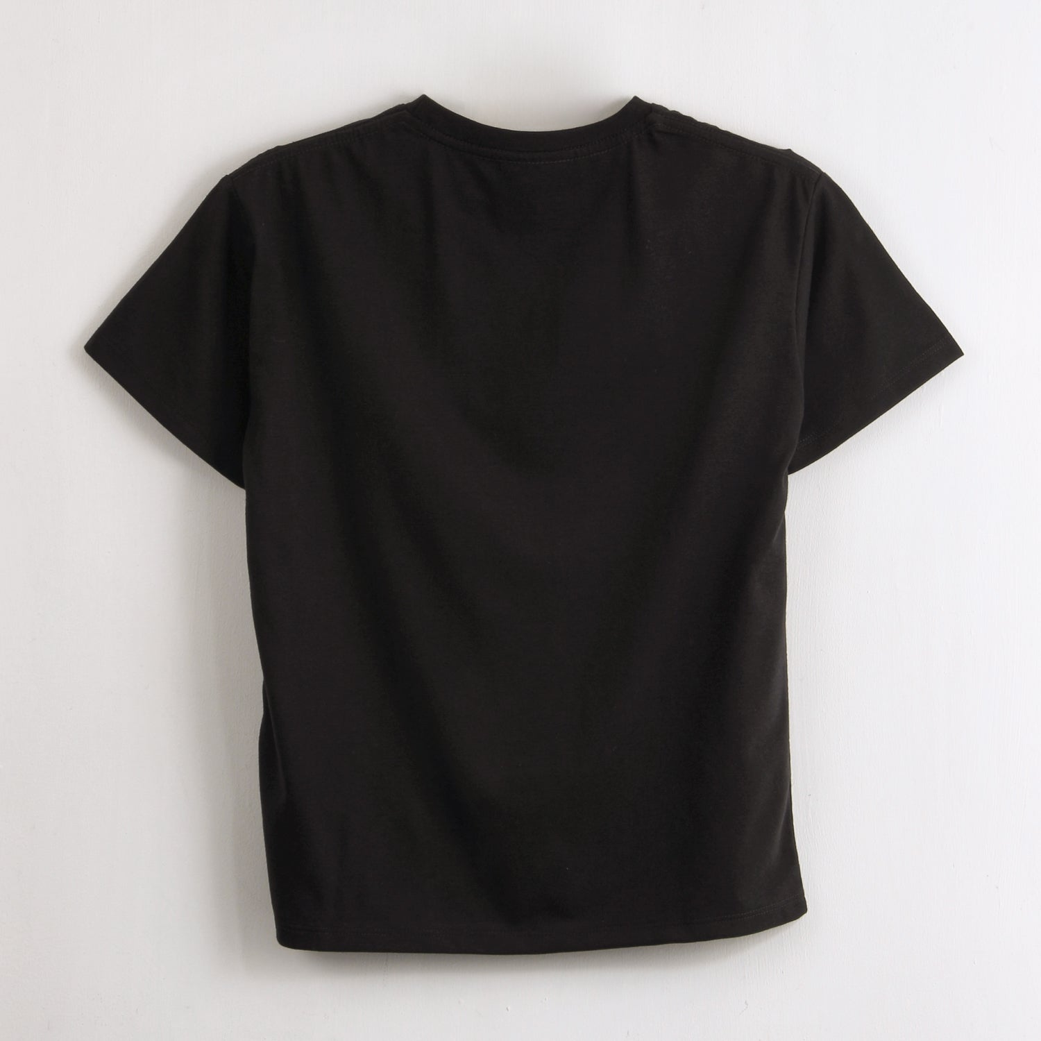 Polera Manga Corta Niño Minecraft Creeper Negro