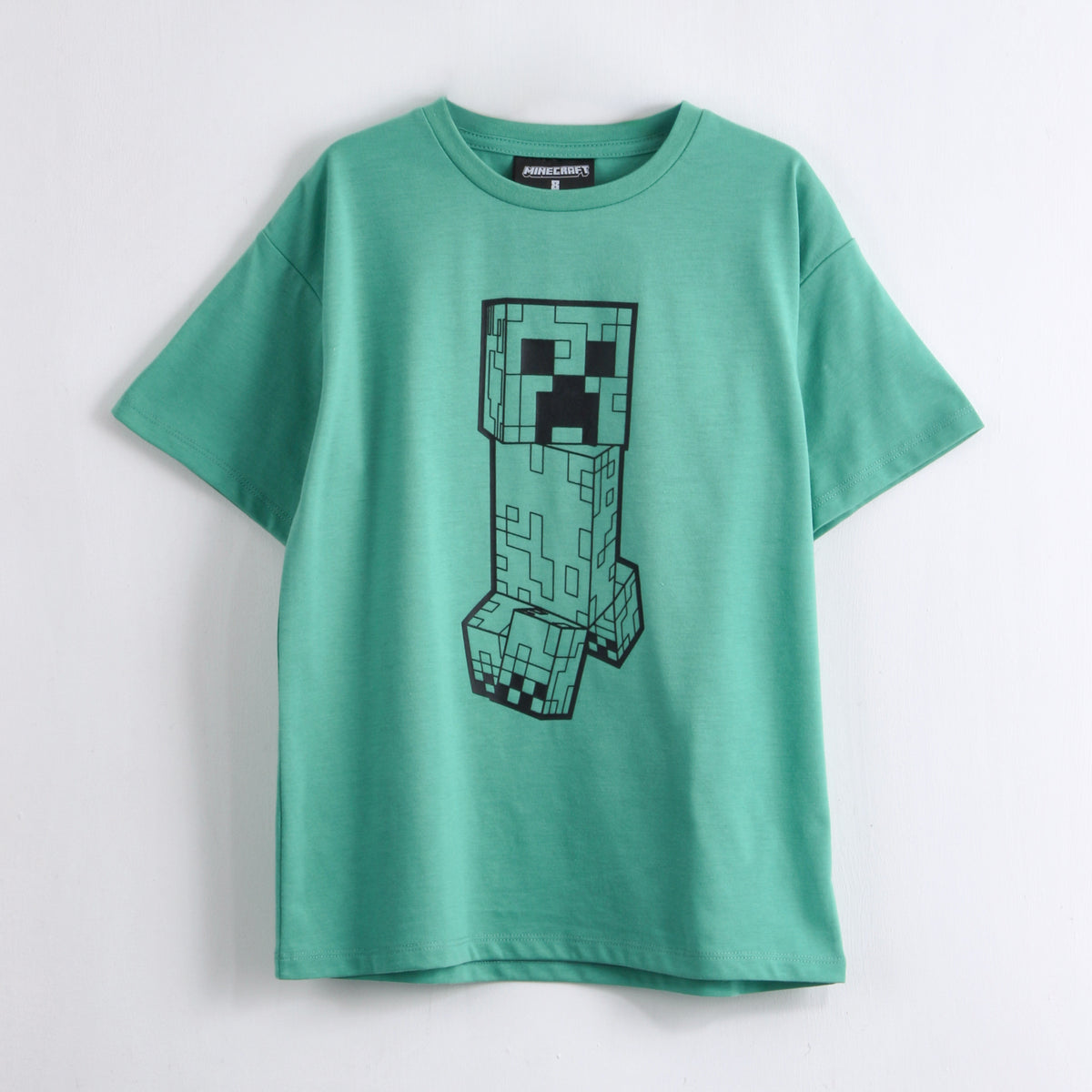 Polera Manga Corta Niño Minecraft Creeper Verde - Poleras Chile | The Brands Club cl