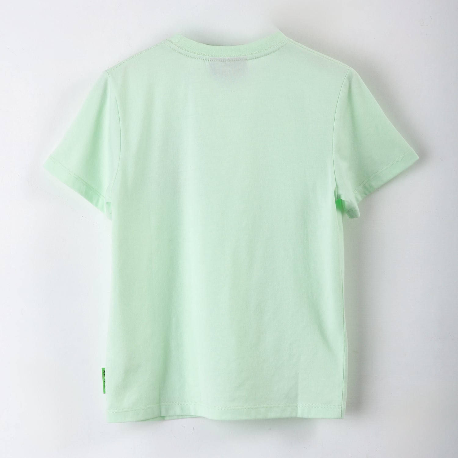 Polera Manga Corta Niño Minecraft Sequins Verde