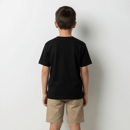 Polera Manga Corta Niño Minecraft Fluor Negro - Poleras Chile | The Brands Club cl