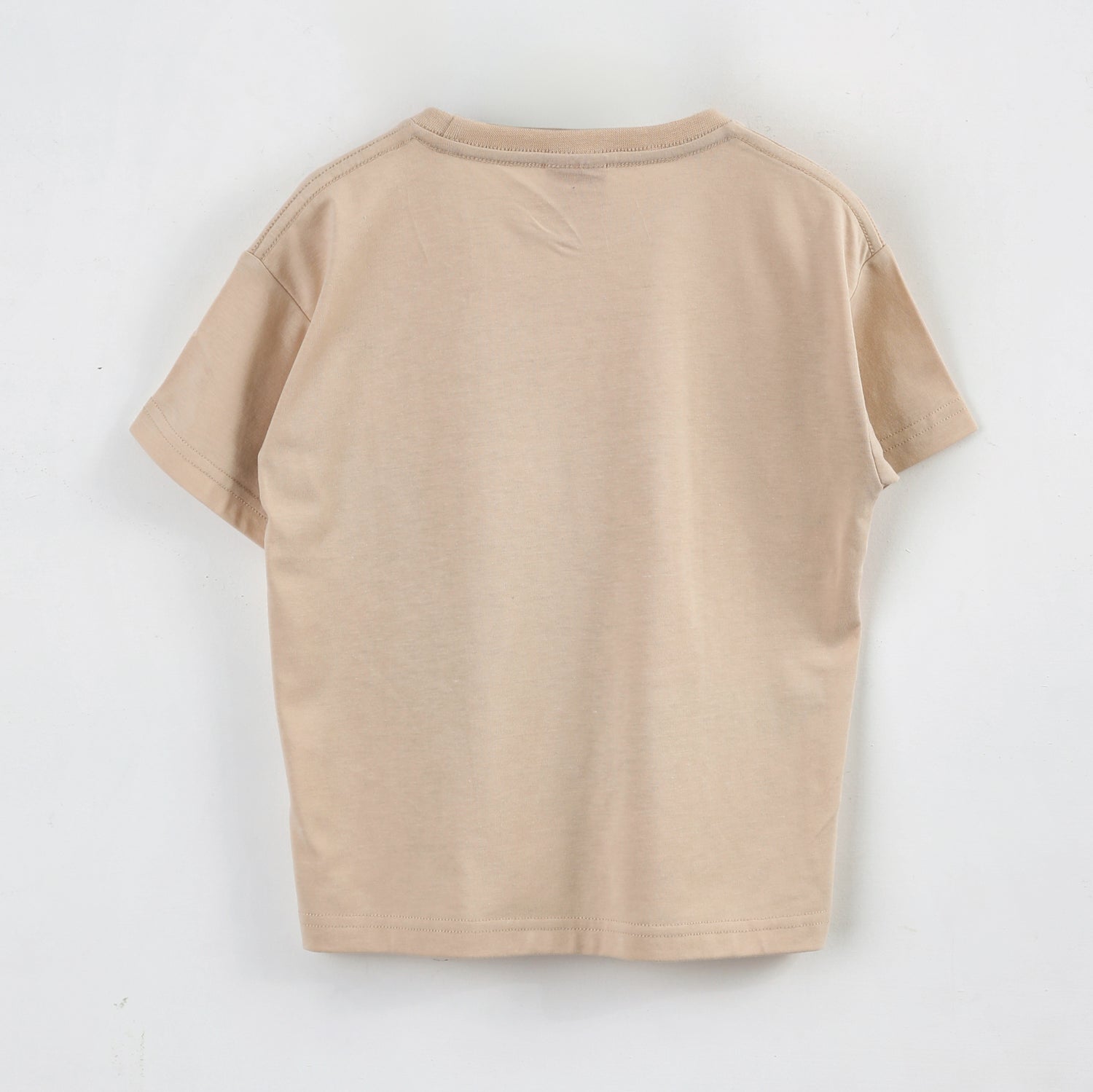 Polera Manga Corta Niño Cars Disney Rayo McQueen Beige