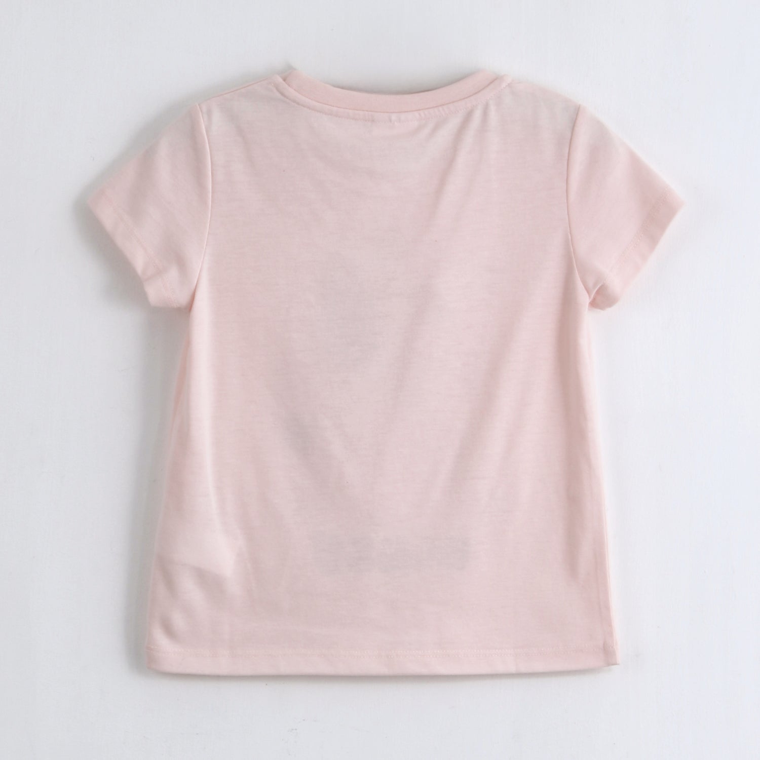 Polera Manga Corta Niña Foil Bingo Rosado Bluey