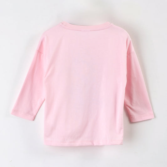 Polera Manga Larga Niña Bluey Frutillas Rosado - Poleras Chile | The Brands Club cl