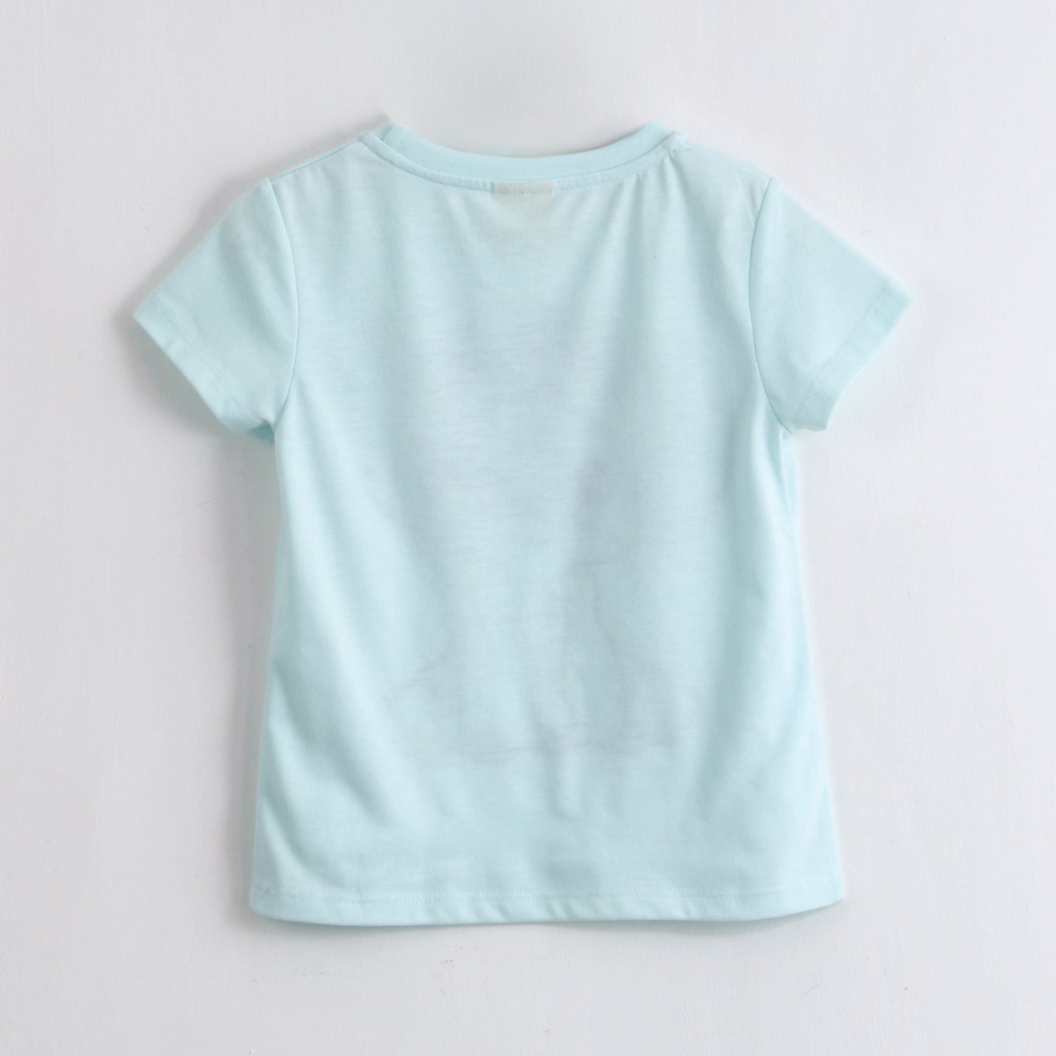 Polera Manga Corta Niña Stitch Disney Celeste - Poleras Chile | The Brands Club cl