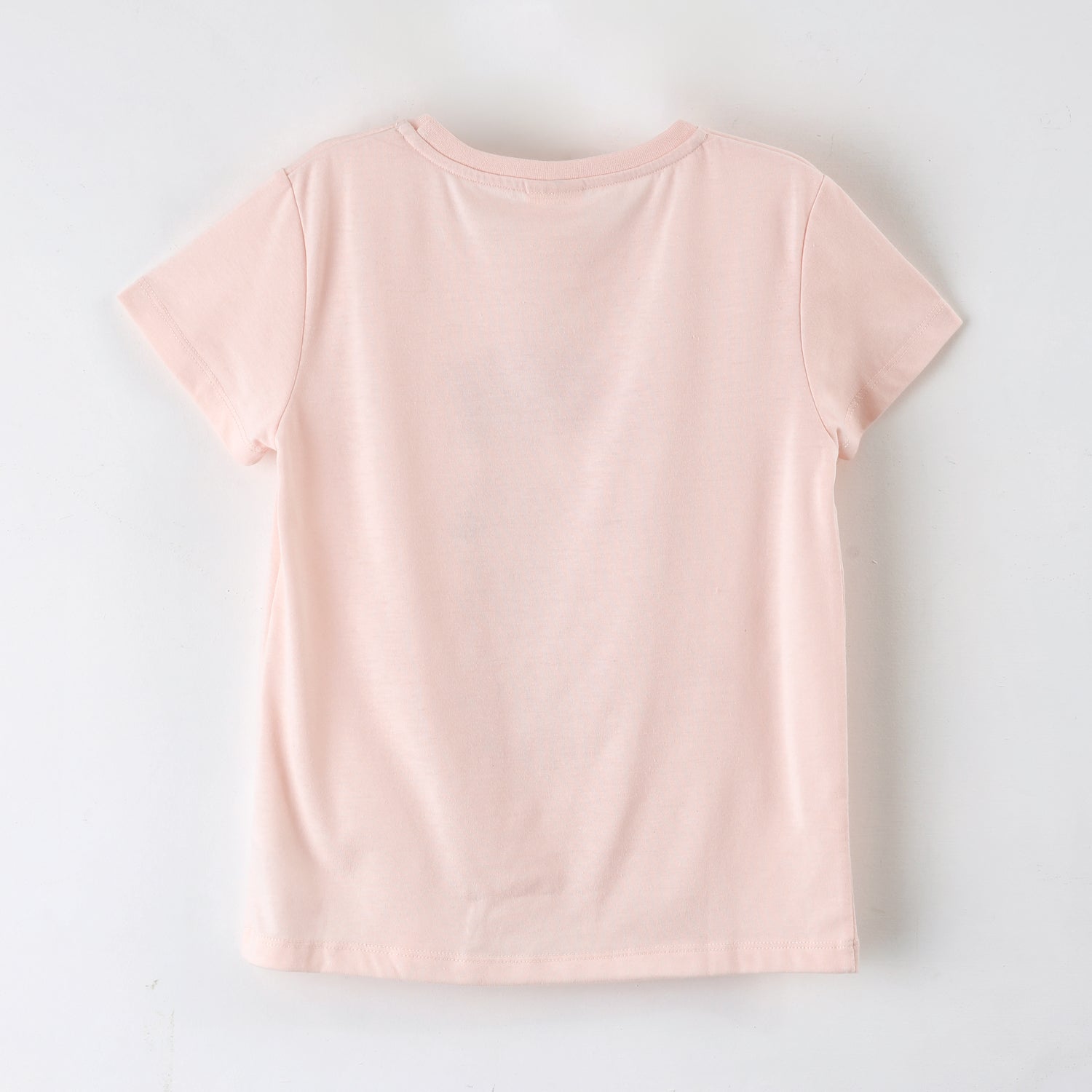 Polera Manga Corta Niña Love Is Magic Rosado Disney