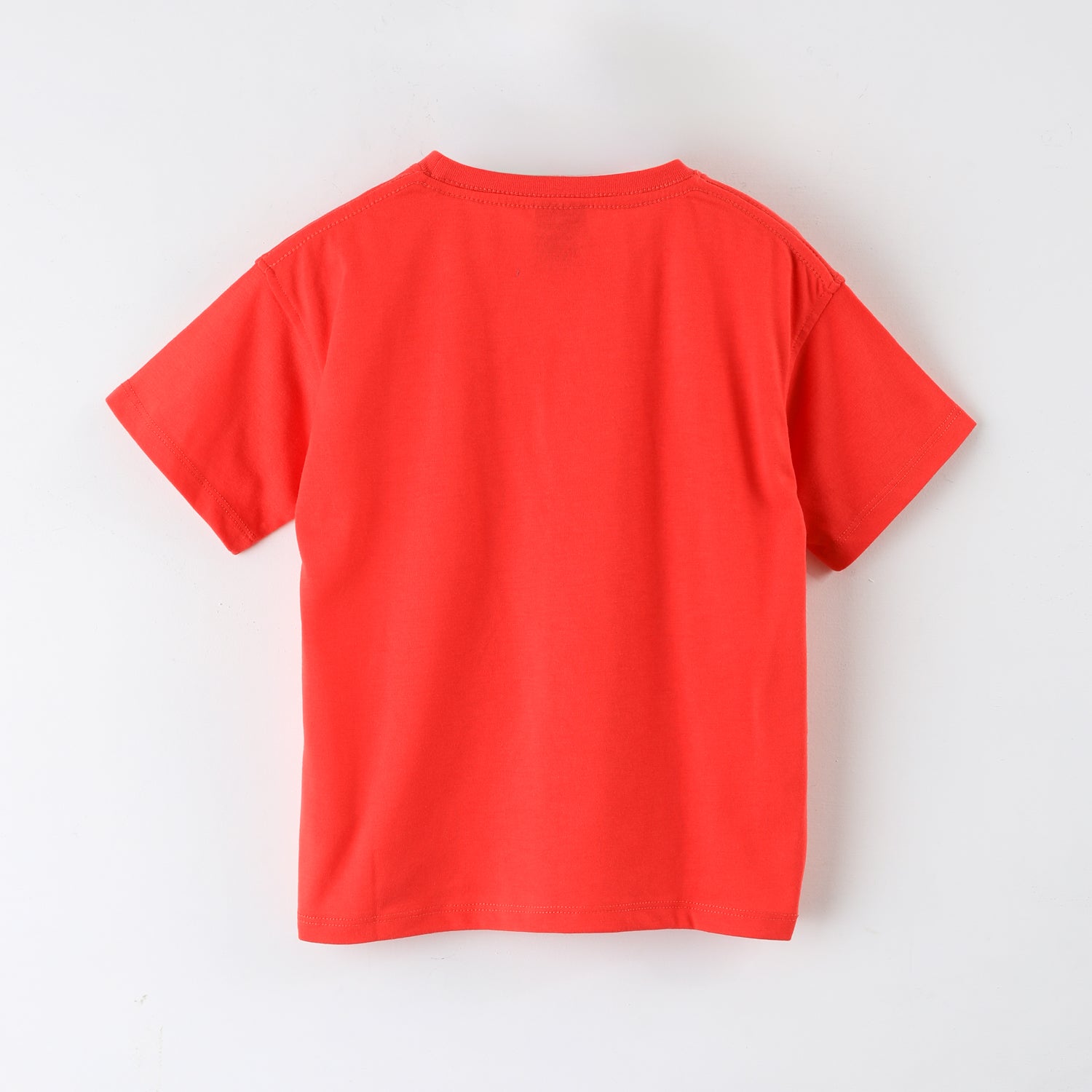Polera Manga Corta Niño Outline Mickey Rojo Disney