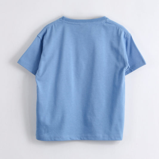 Polera Manga Corta Niño Mickey Disney Pose Celeste - Poleras Chile | The Brands Club cl