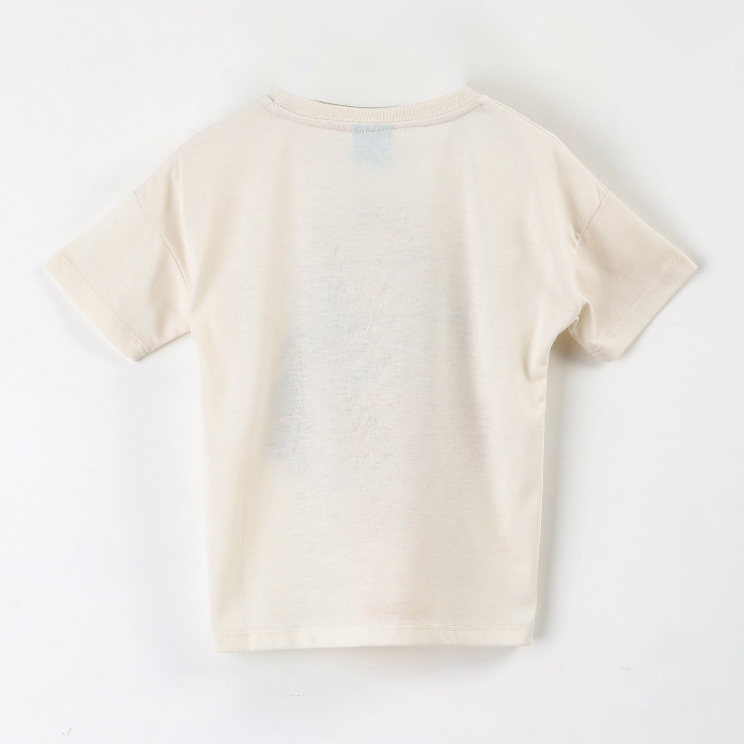 Polera Manga Corta Niña Moana Disney Blanco