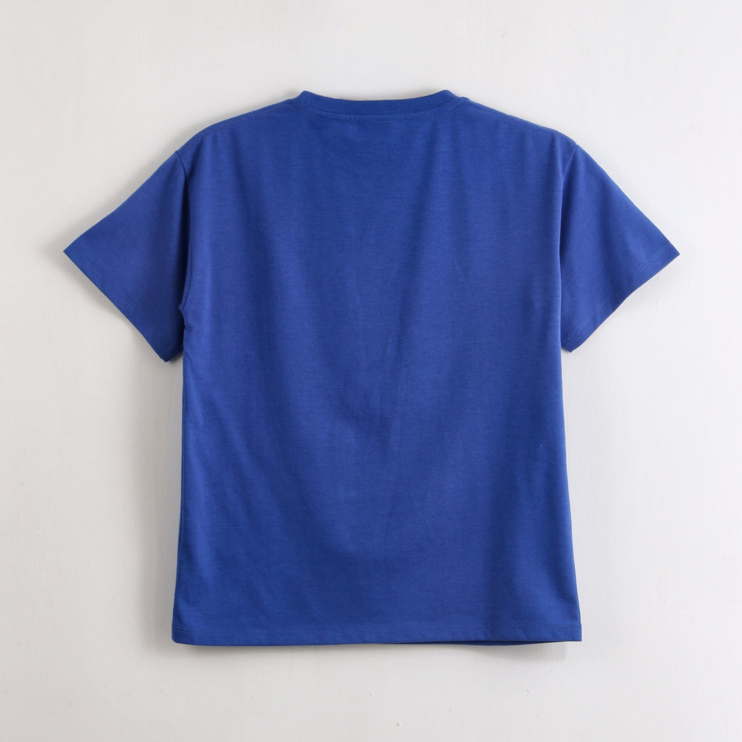 Polera Manga Corta Niño Outline Azul Sonic