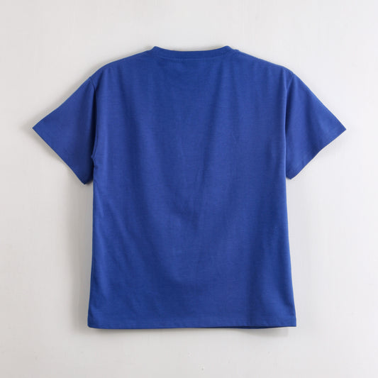 Polera Manga Corta Niño Sonic Outline Azul - Poleras Chile | The Brands Club cl