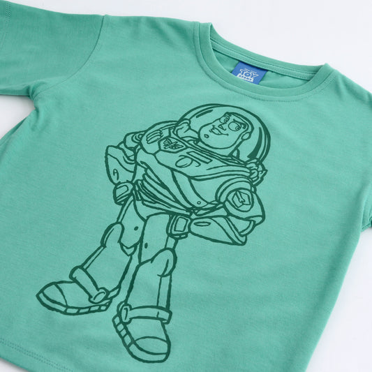 Polera Manga Corta Niño Buzz Lightyear Disney Outline Verde - Poleras Chile | The Brands Club cl