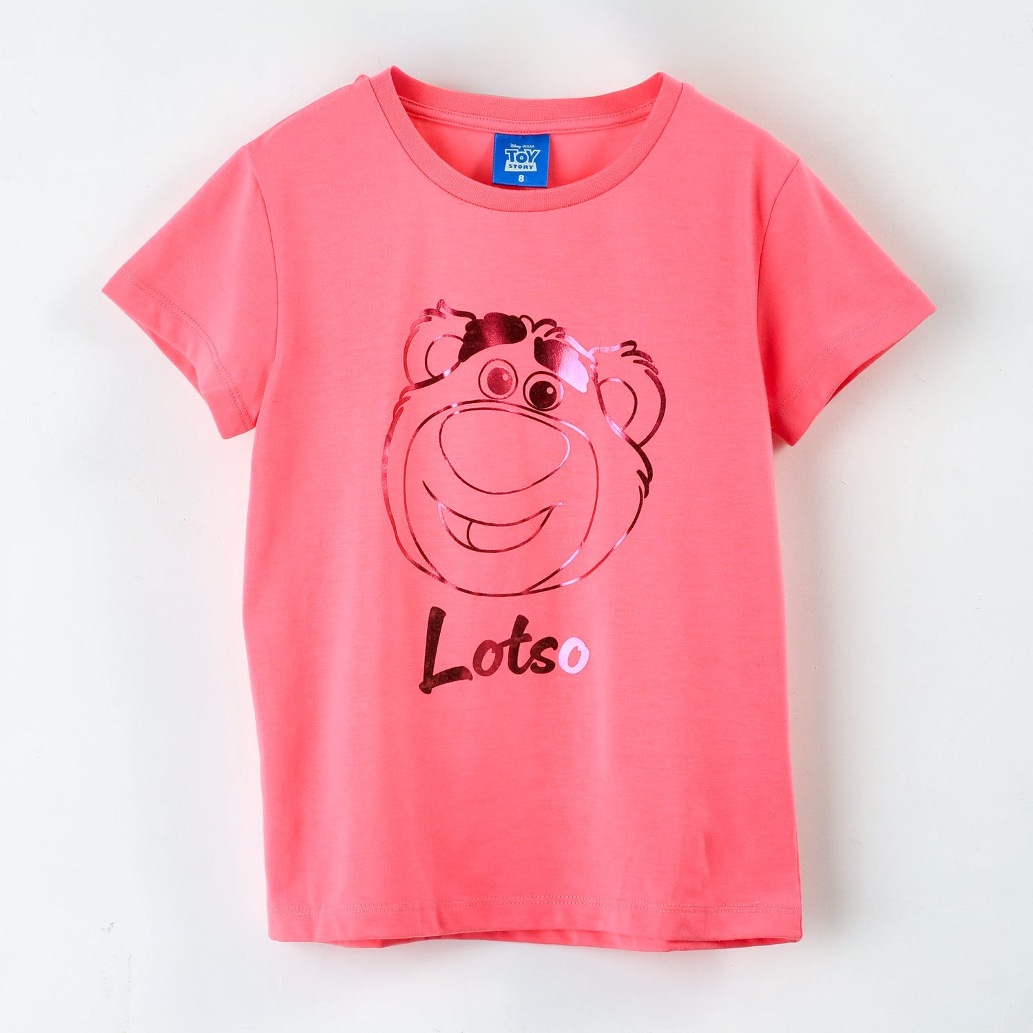 Polera Manga Corta Niña Toy Story Rosado Disney