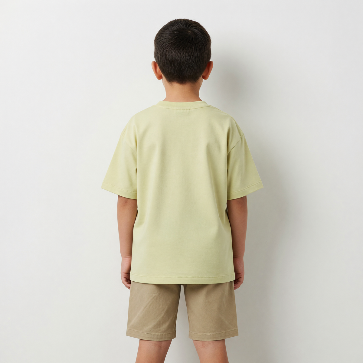 Polera Manga Corta Niño Stumble Guys Estampado Verde