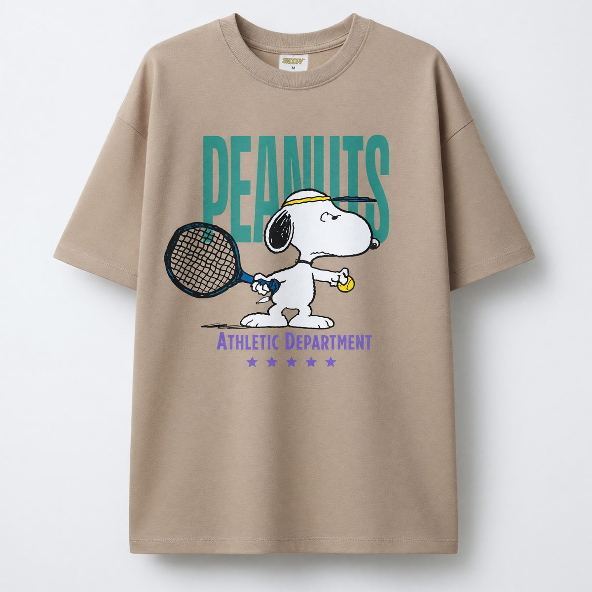 Polera Manga Corta Mujer Snoopy Tenis Arena - Poleras Chile | The Brands Club cl