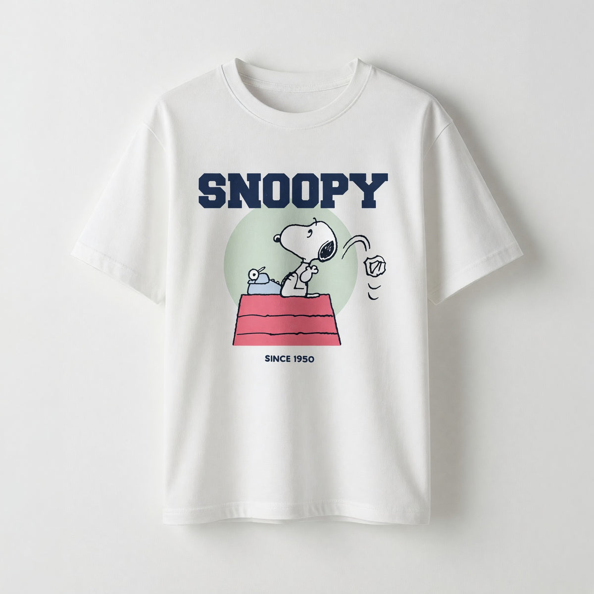 Polera Manga Corta Mujer Snoopy Casa Blanco - Poleras Chile | The Brands Club cl