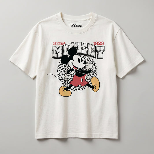 Polera Manga Corta Mujer Disney Mickey Blanco - Poleras Chile | The Brands Club cl
