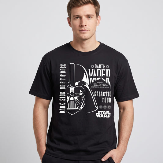 Polera Manga Corta Hombre Star Wars Darth Vader Negro - Poleras Chile | The Brands Club cl