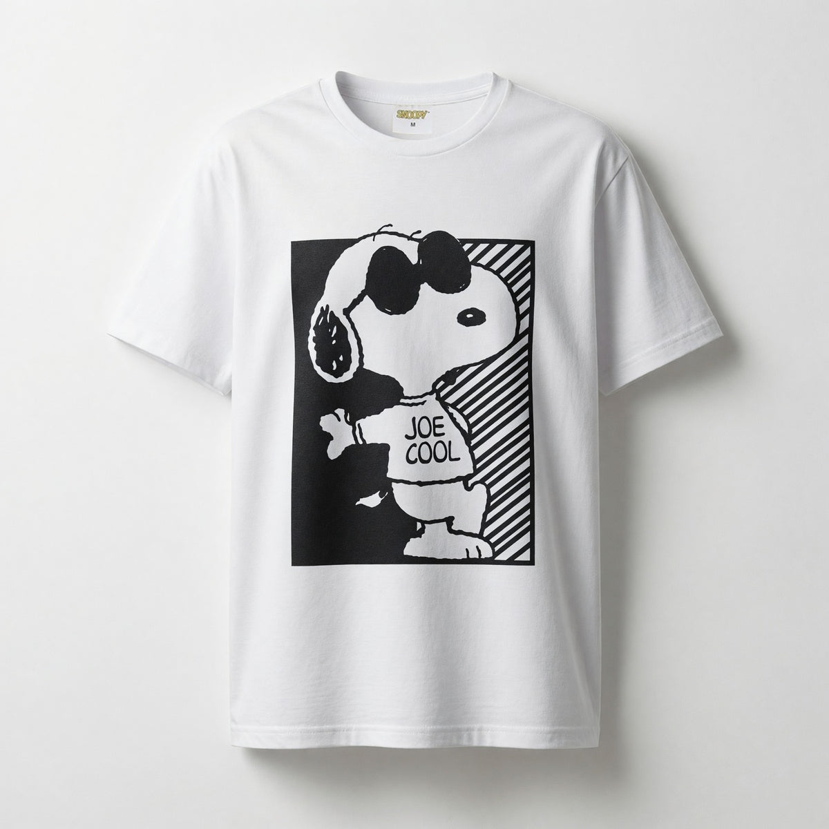 Polera Manga Corta Hombre Snoopy Joe Cool Blanco - Poleras Chile | The Brands Club cl