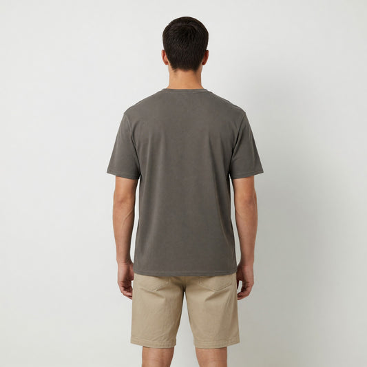 Polera Manga Corta Hombre Jeep Espalda Beige - Poleras Chile | The Brands Club cl