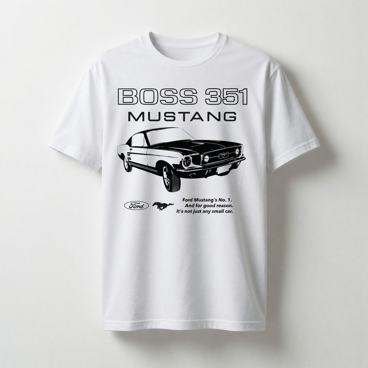 Polera Manga Corta Hombre Ford Auto Blanco - Poleras Chile | The Brands Club cl