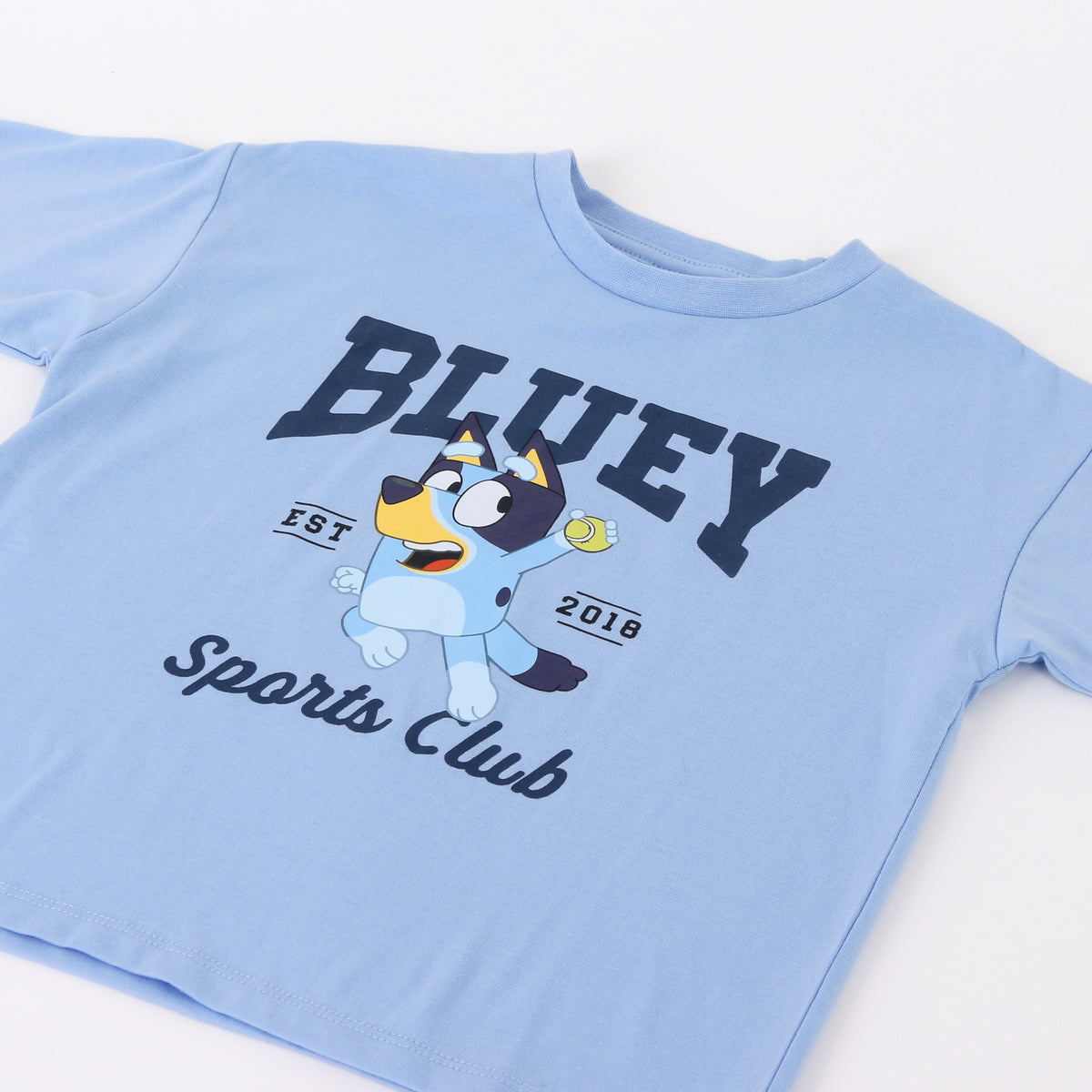 Polera Manga Corta Niño Bluey Mesa Azul - Poleras Chile | The Brands Club cl