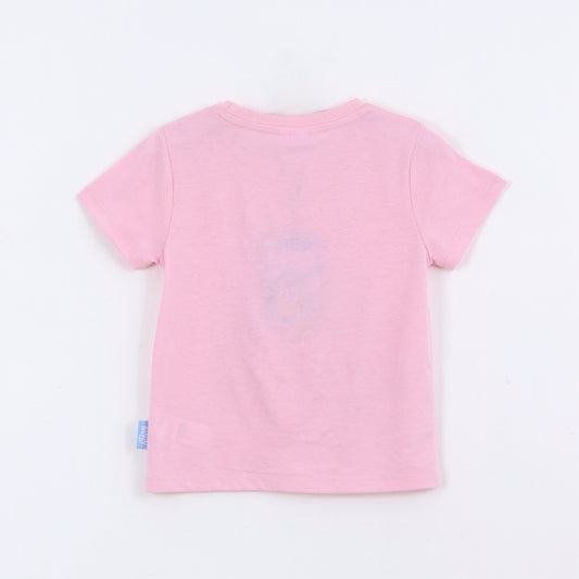 Polera Manga Corta Niña Bingo & Bluey Rosado - Poleras Chile | The Brands Club cl