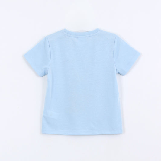 Polera Manga Corta Niña Bluey Celeste - Poleras Chile | The Brands Club cl