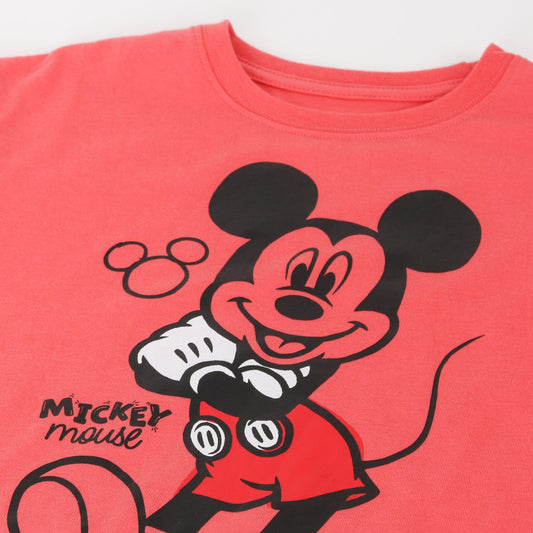 Polera Manga Corta Niño Mickey Disney Naranjo - Poleras Chile | The Brands Club cl