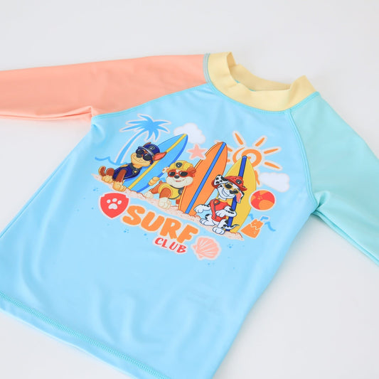 Polera UV Manga Larga Niño Paw Patrol Celeste - Trajes de Baño Chile | The Brands Club cl