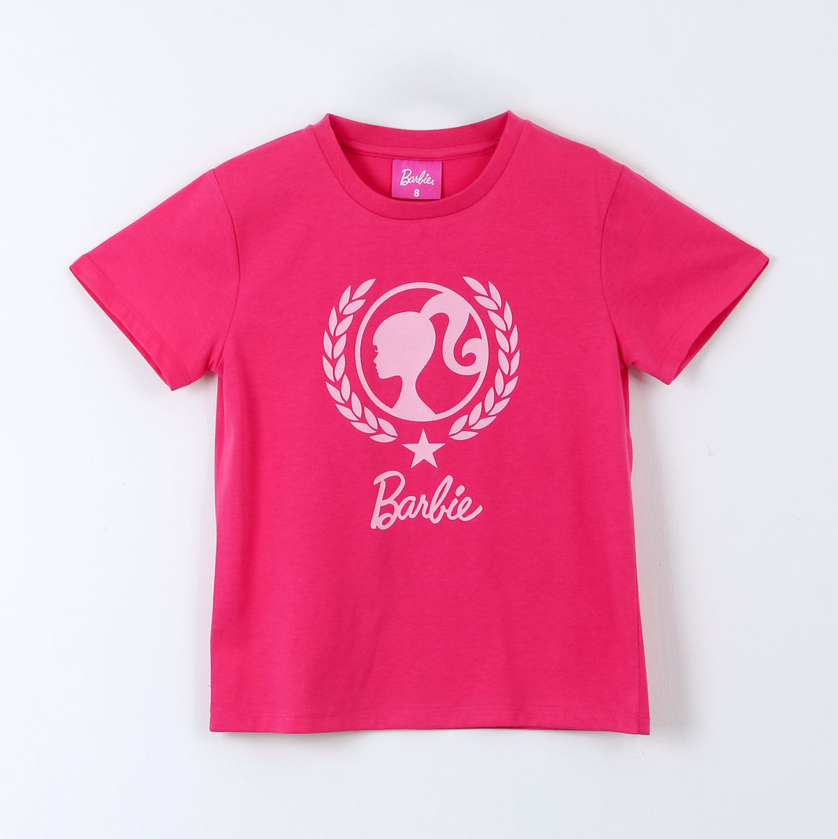 Polera Manga Corta Niña Barbie Rosado - Poleras Chile | The Brands Club cl