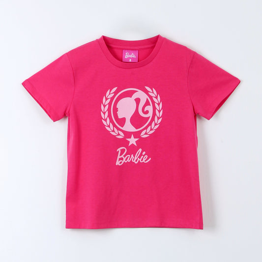 Polera Manga Corta Niña Barbie Rosado - Poleras Chile | The Brands Club cl