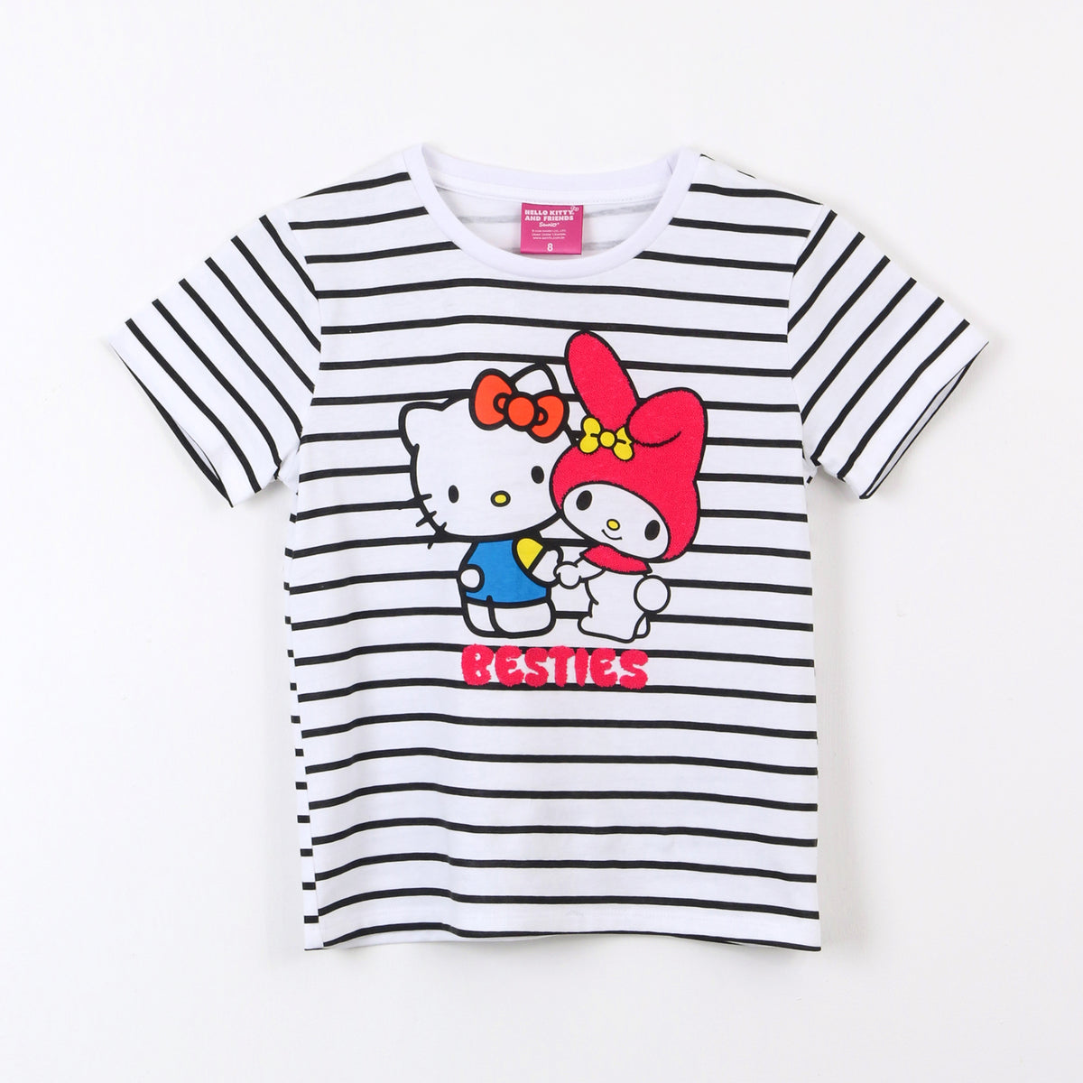 Polera Manga Corta Niña Hello Kitty Blanco - Poleras Chile | The Brands Club cl