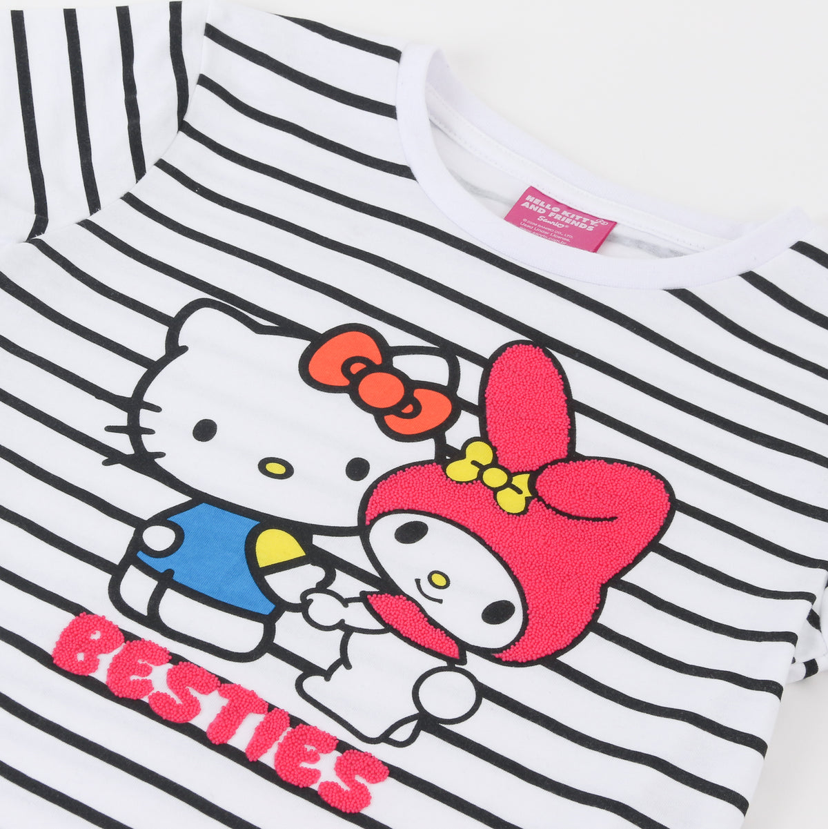Polera Manga Corta Niña Hello Kitty Blanco - Poleras Chile | The Brands Club cl