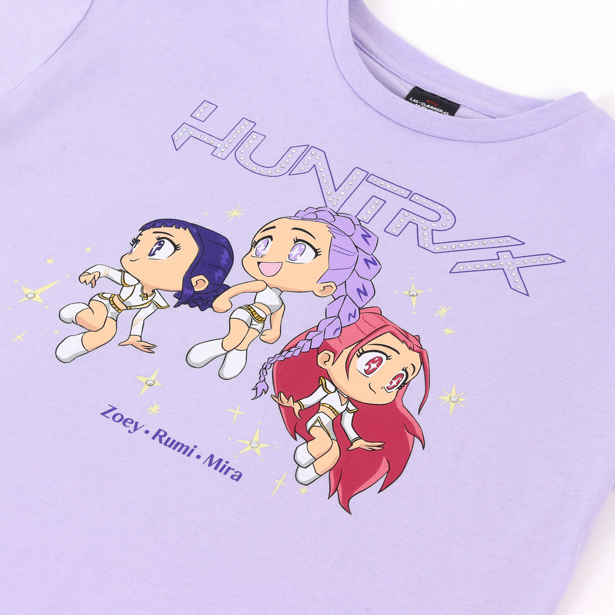 Polera Manga Corta Niña Kpop Demon Hunters Lila - Poleras Chile | The Brands Club cl