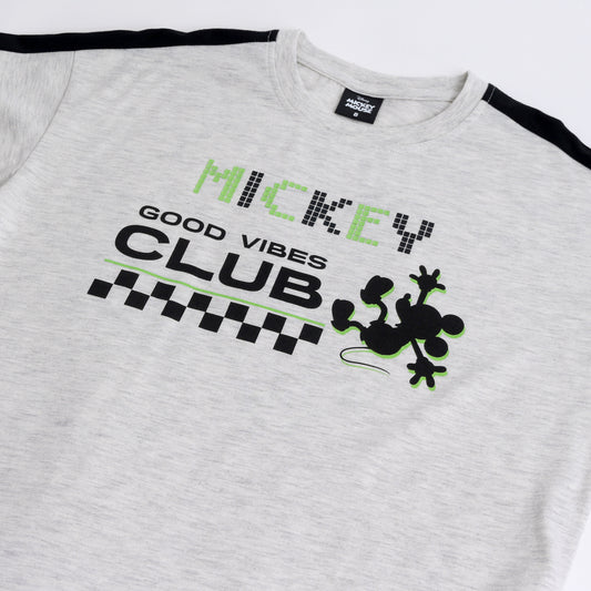 Polera Manga Corta Niño Mickey Disney Gris - Poleras Chile | The Brands Club cl